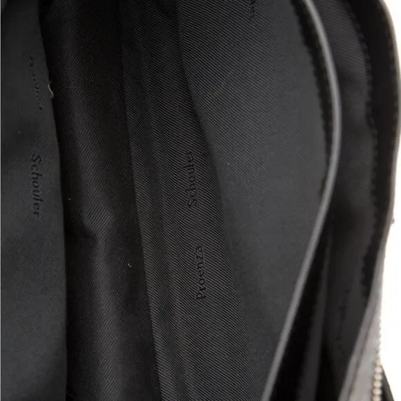 Proenza Schouler Medium PS1 Satchel Bag in Silver Leather